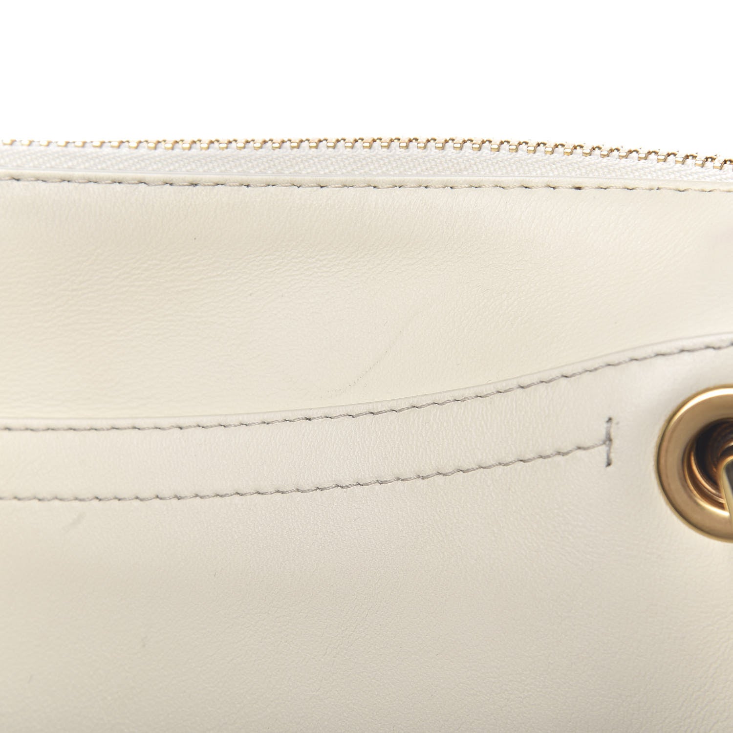 Chloe Calfskin Medium Roy Bag Natural White 11 of 16