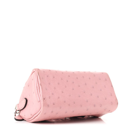 Louis Vuitton Ostrich Nano Speedy Bandouliere Pink 4 of 11