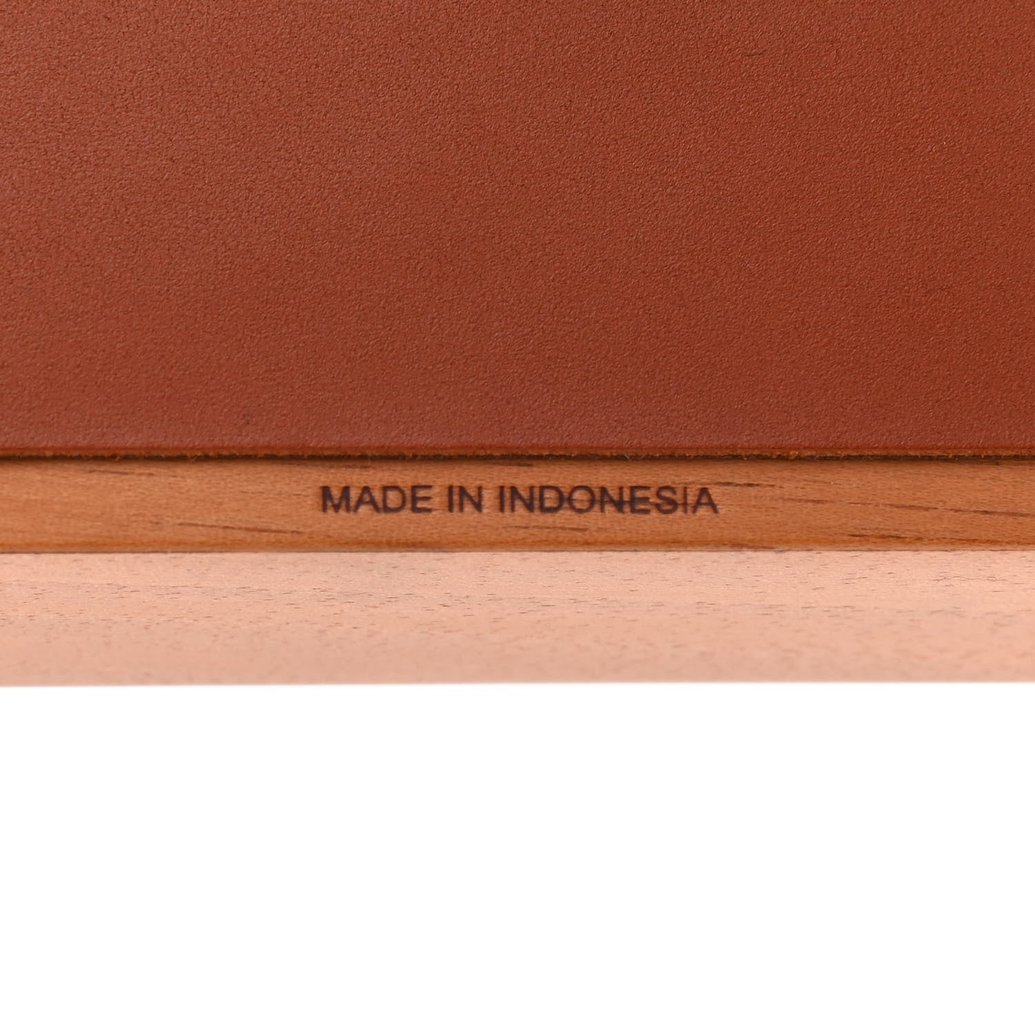 Hermes Mahogany Wood Birdle Calfskin Small Theoreme Mosaique Or Box Naturel 5 of 7