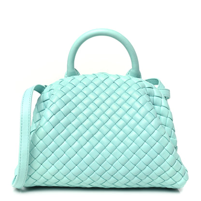 Bottega Veneta Nappa Intreccio Mini Padded Handle Bag Celadon 1 of 9