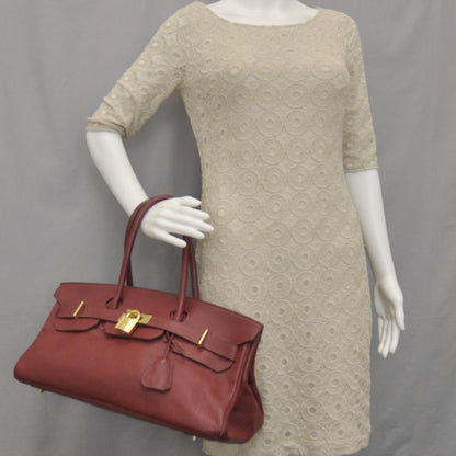 Hermes Taurillon Clemence JPG Birkin 42 Rouge H 2 of 6