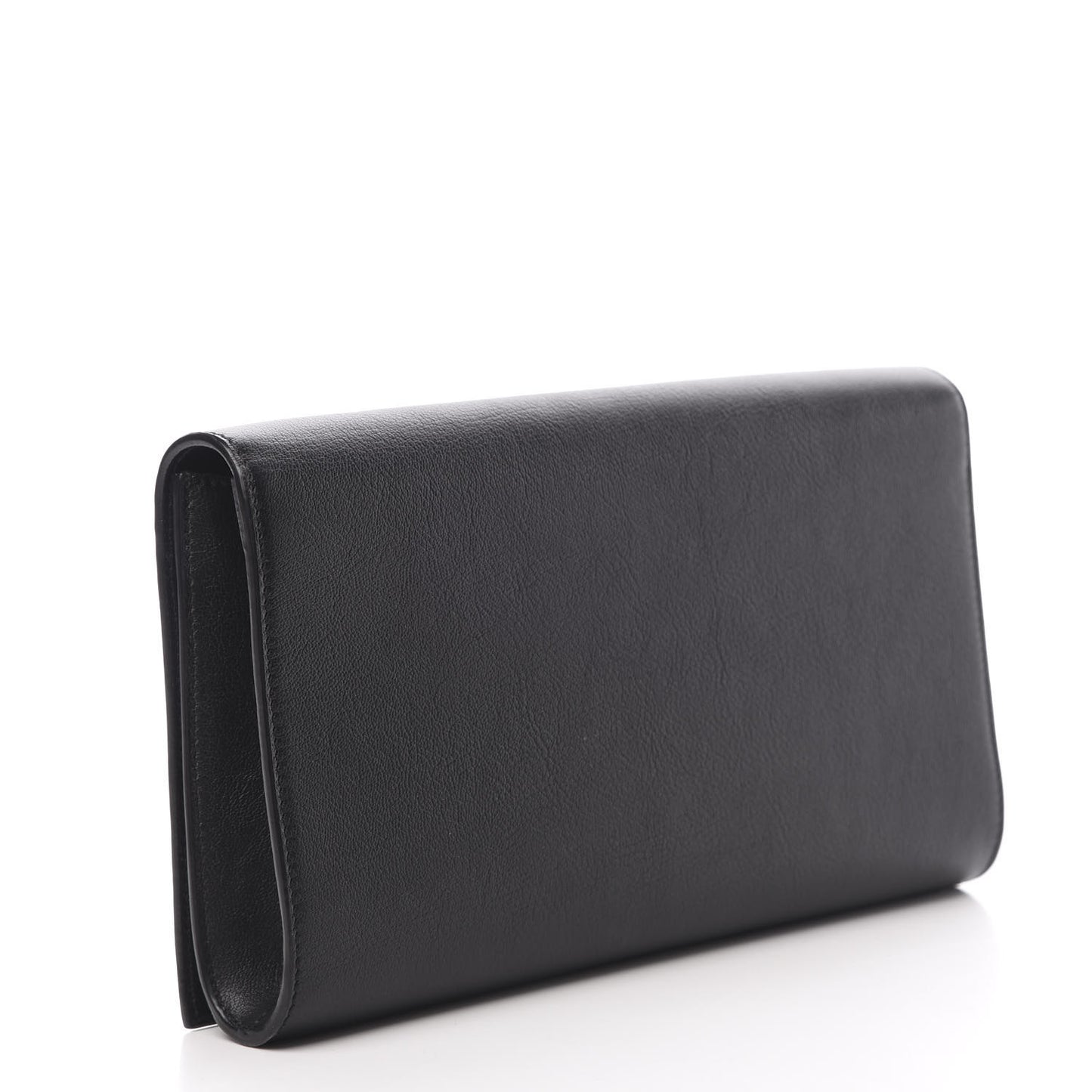 Calfskin Monogram Large Belle De Jour Clutch Black