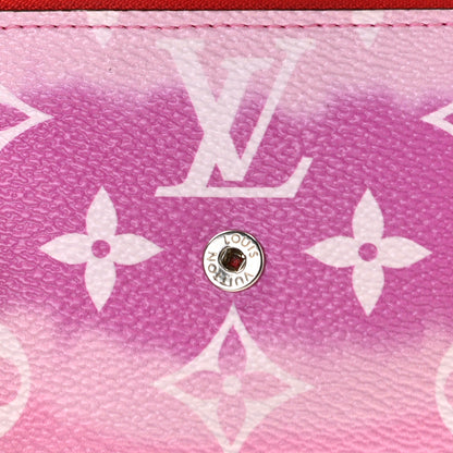 Louis Vuitton Monogram Escale Victorine Wallet Red 7 of 9