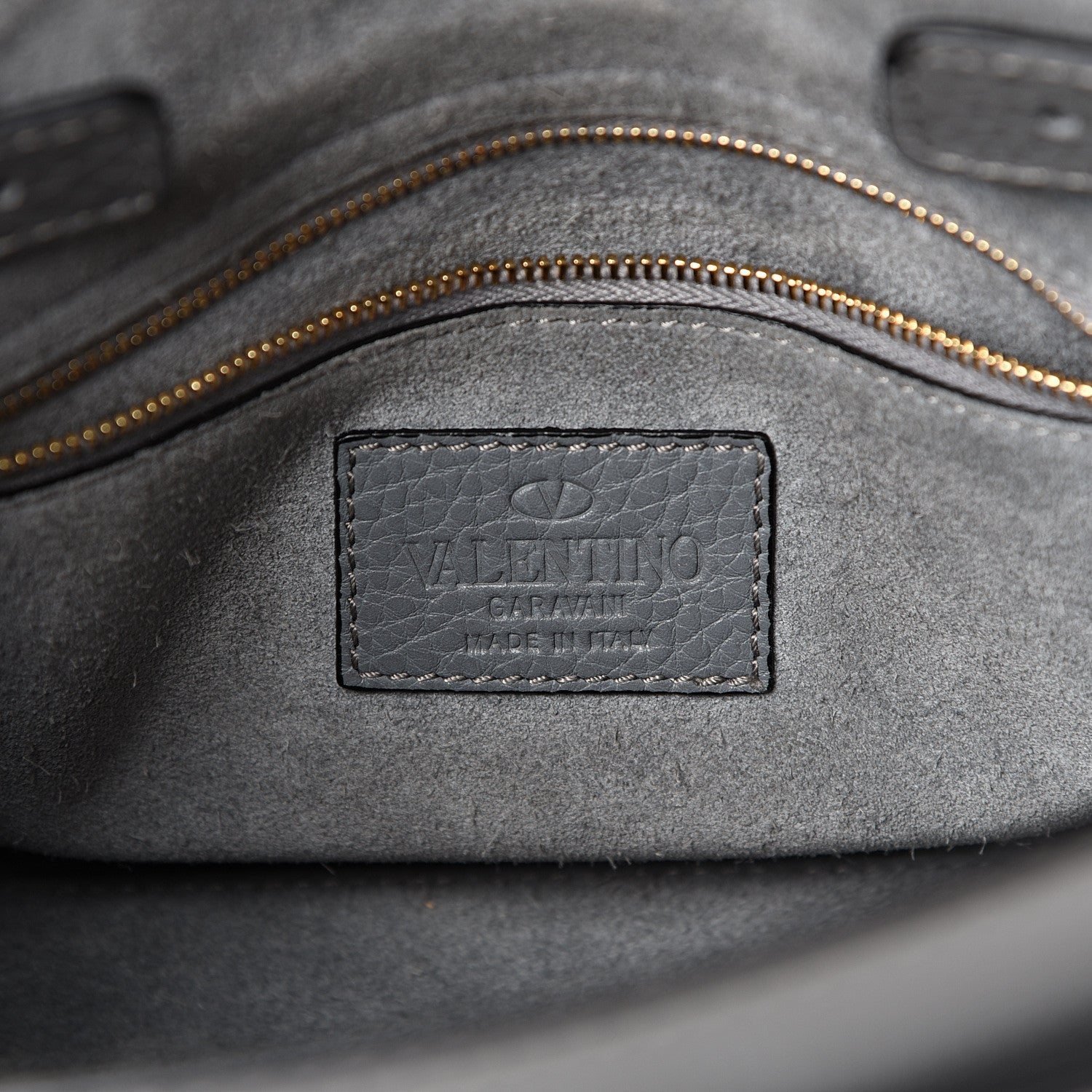 Valentino Garavani Grained Calfskin Small My Rockstud Frame Bag Gray 5 of 15