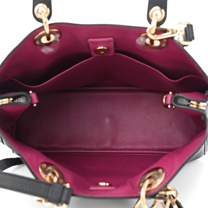 Christian Dior Bullcalf Medium Diorissimo Tote Black Rose Indien 5 of 9