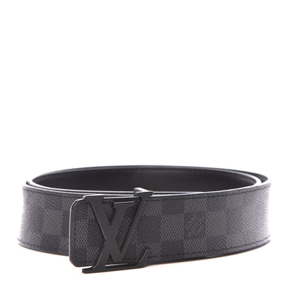 Louis Vuitton Damier Graphite LV Initiales Belt 90 36 1 of 14