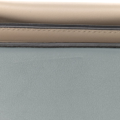 Celine Shiny Smooth Calfskin Medium Frame Shoulder Bag Grege Storm 11 of 12