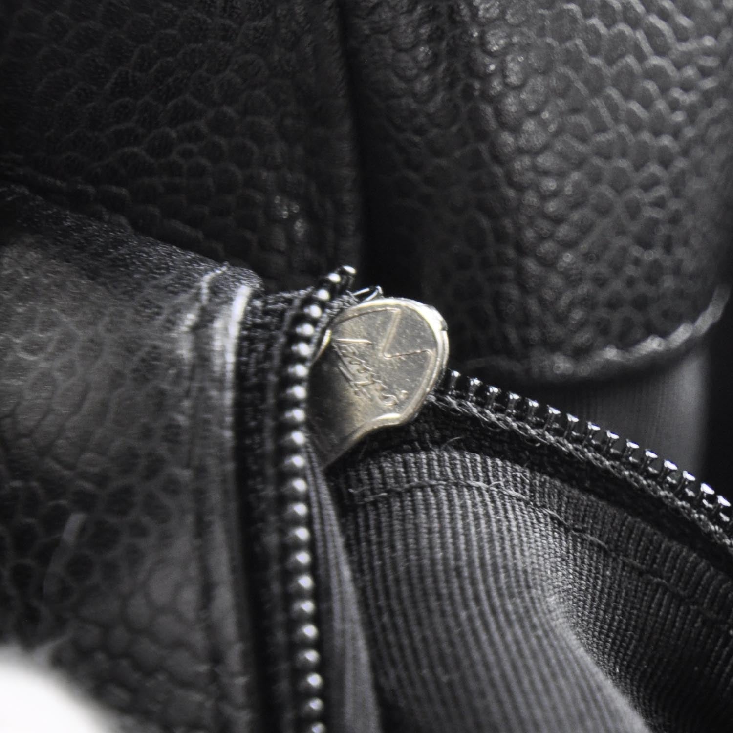 Chanel Caviar Petit Shopping Tote PST Black SHW 10 of 10