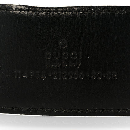 Gucci Guccissima Interlocking G 40mm Belt 80 32 Black 3 of 5