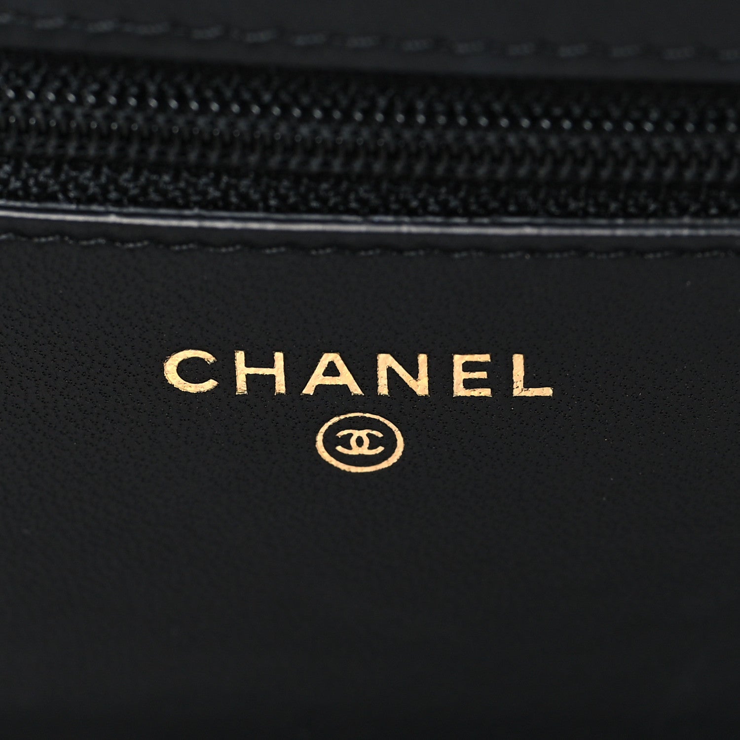 Chanel Lambskin Quilted Wallet On Chain WOC Black 6 of 11