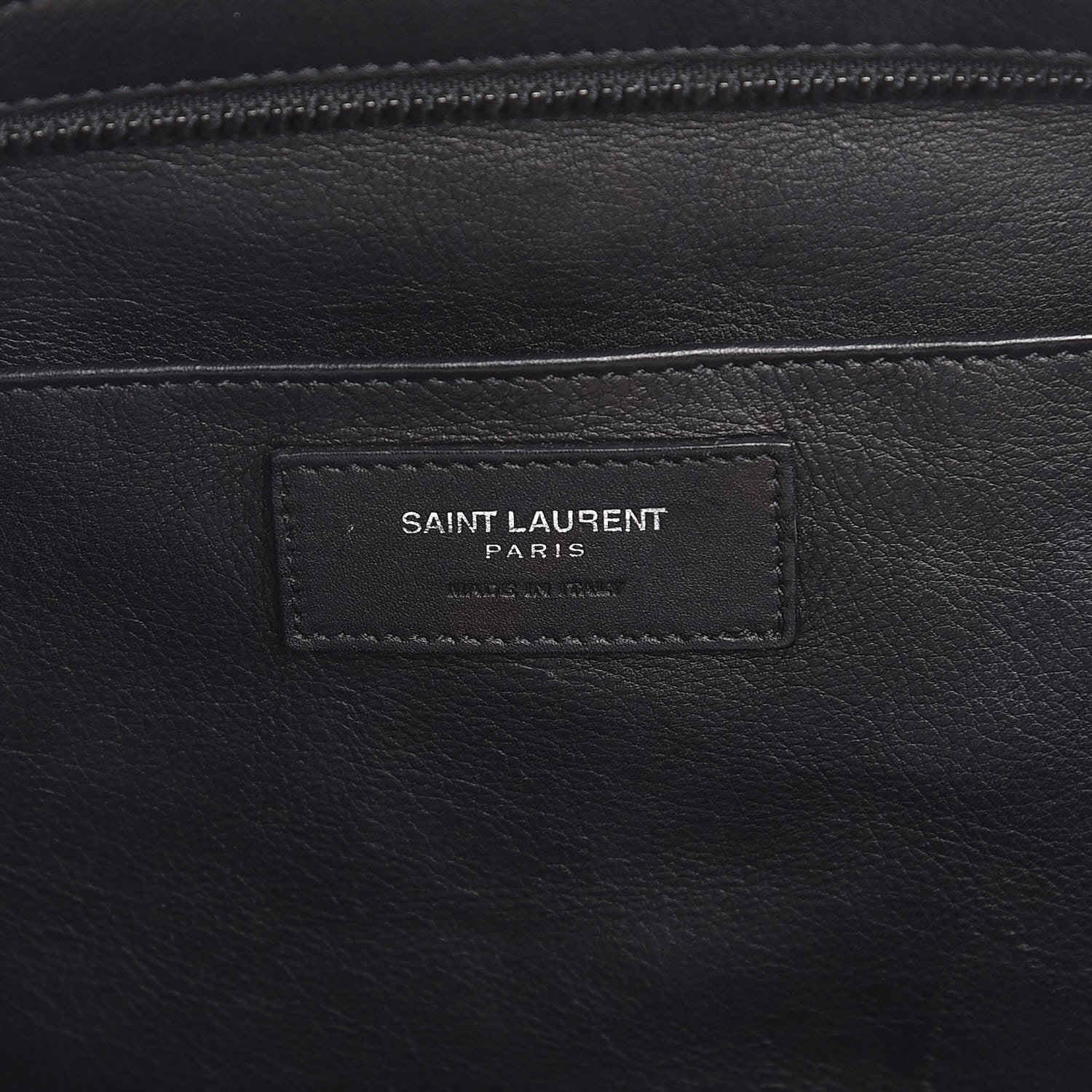 Saint Laurent Calfskin Small Monogram Downtown Cabas Black 7 of 15