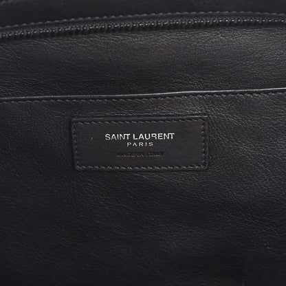 Saint Laurent Calfskin Small Monogram Downtown Cabas Black 7 of 15