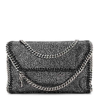 Stella McCartney Chamois Shiny Dotted Mini Falabella Crossbody Bag Ruthenium 1 of 12