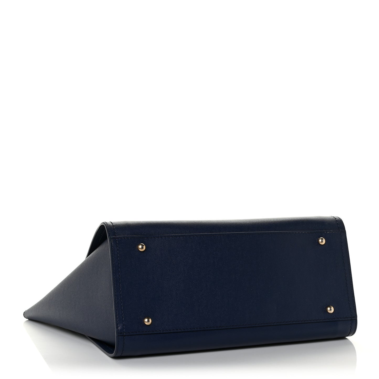 Caviar Small Studded Deauville Tote Navy