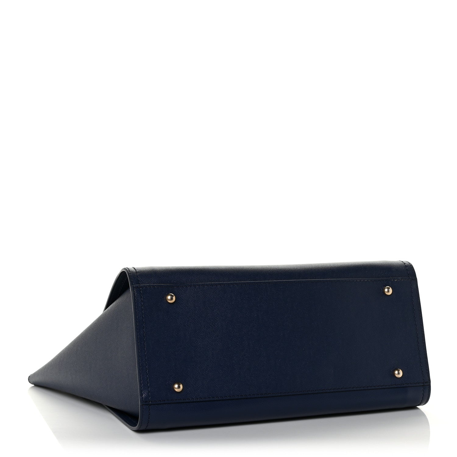 Chanel Caviar Small Studded Deauville Tote Navy 4 of 11