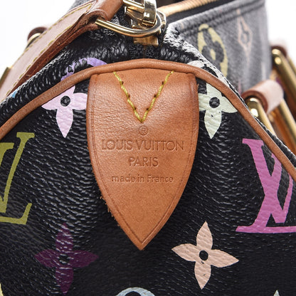 Louis Vuitton Monogram Multicolor Speedy 30 Black 6 of 7