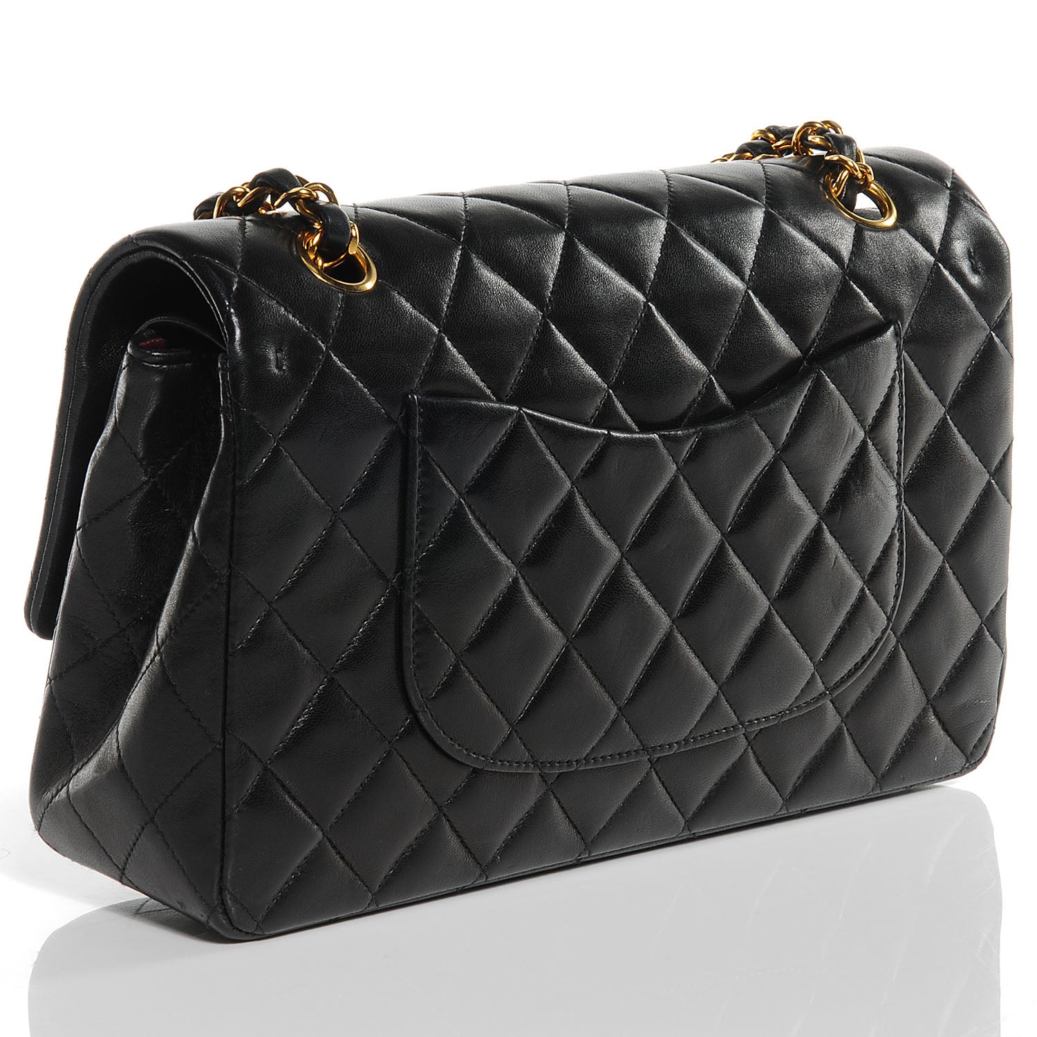 Chanel Lambskin Medium Double Flap Black 3 of 7