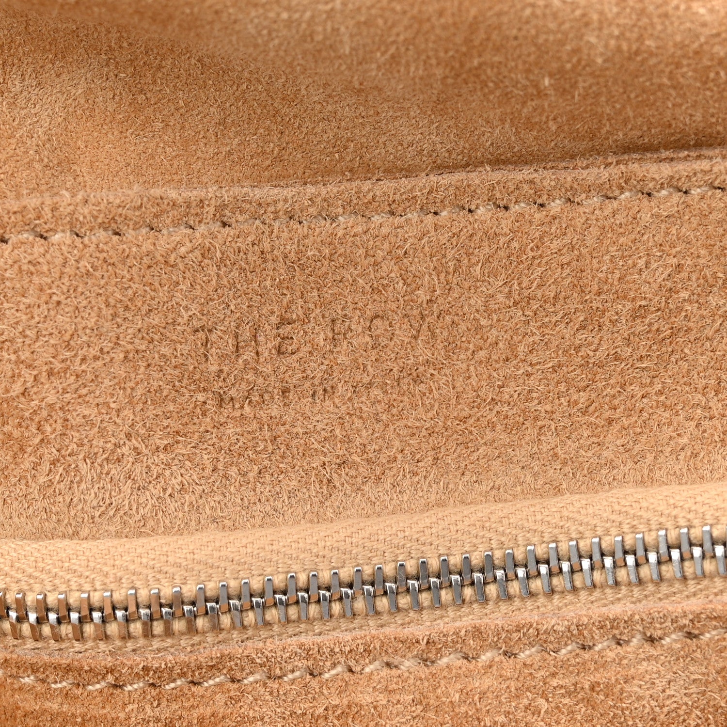 The Row Suede Bindle Bag Warm Beige 11 of 17