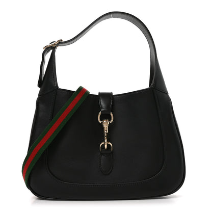 Gucci Calfskin Small Jackie Shoulder Bag Black 1 of 10