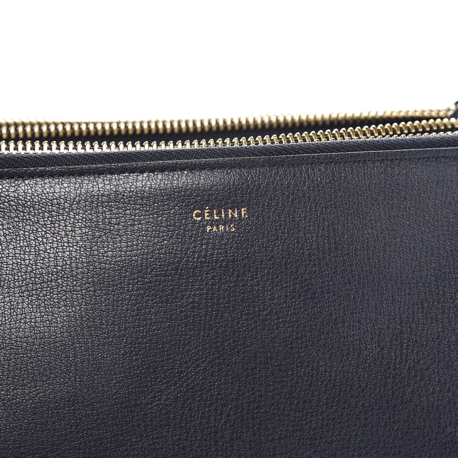 Celine Goatskin Large Trio Crossbody Bag Dark Blue 7 of 8