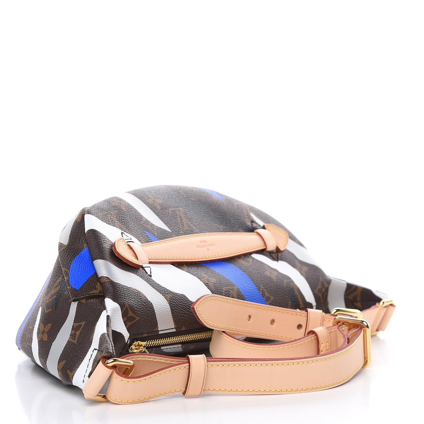 X LOL Monogram Bumbag Blue Silver