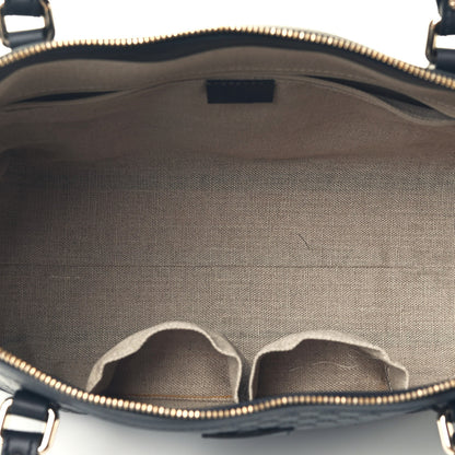 Gucci Soft Microguccissima Dome Satchel Navy 4 of 4