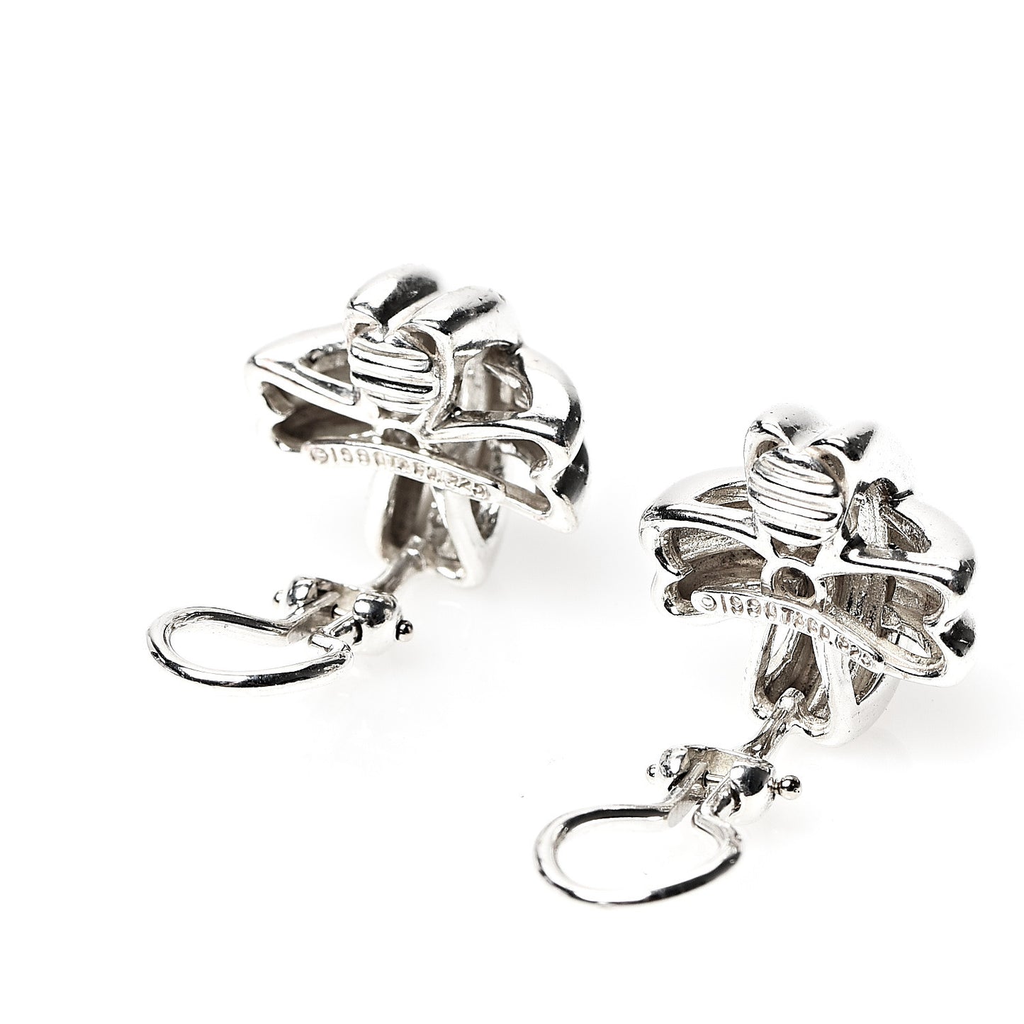 Sterling Silver Signature X Clip-On Earrings