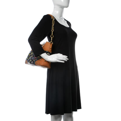 Louis Vuitton Monogram Multicolor Judy MM Black 2 of 15