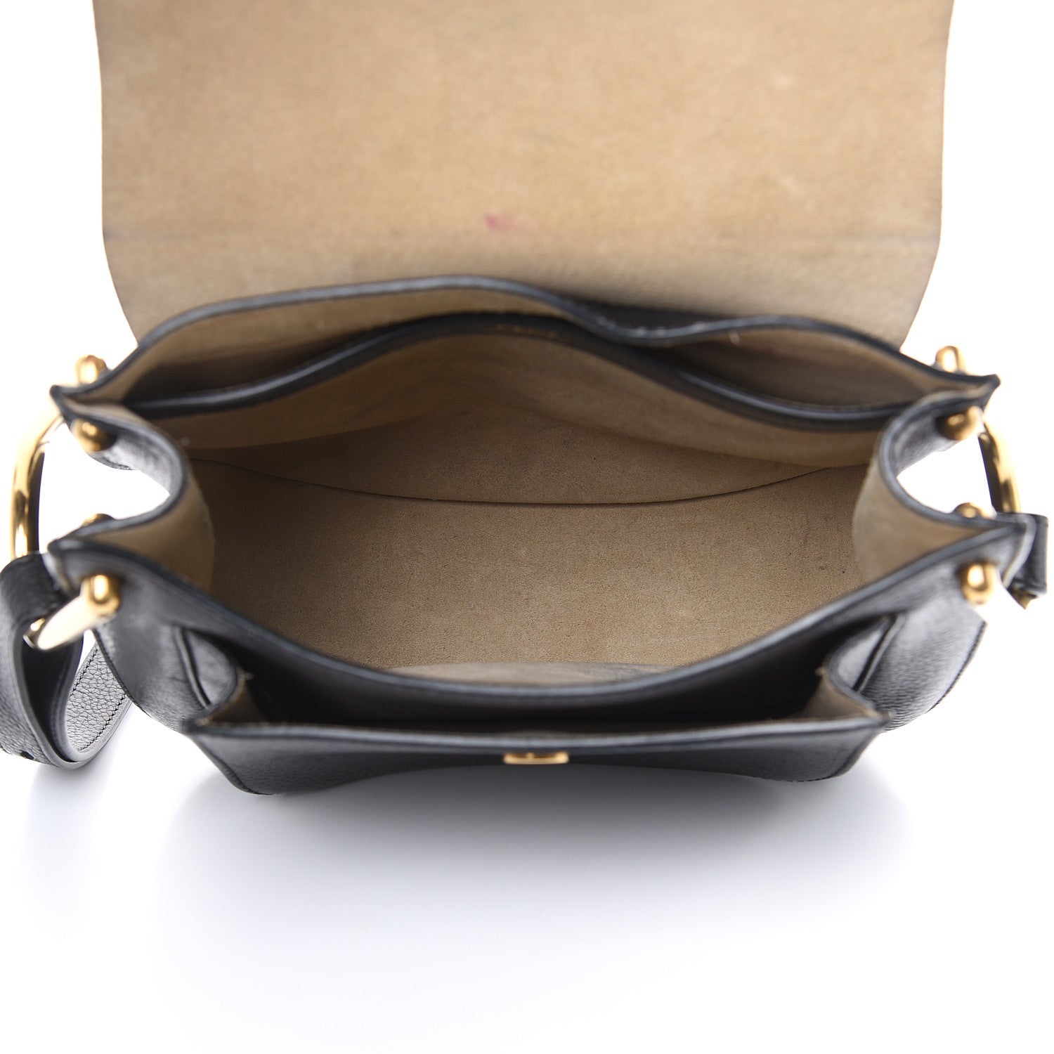 Chloe Grained Calfskin Small Hudson Tassel Shoulder Bag Black 5 of 19