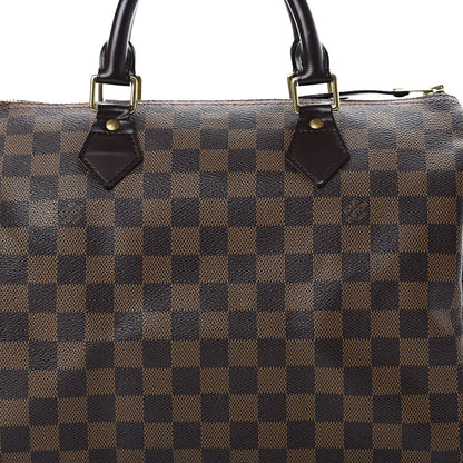 Louis Vuitton Damier Ebene Speedy 30 10 of 15
