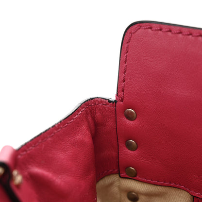 Valentino Garavani Vitello Small Rockstud Tote Cyclamin 11 of 12