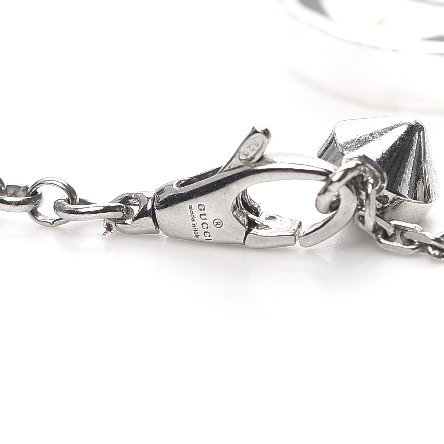 Sterling Silver Black Spinel Enamel Orso Bracelet