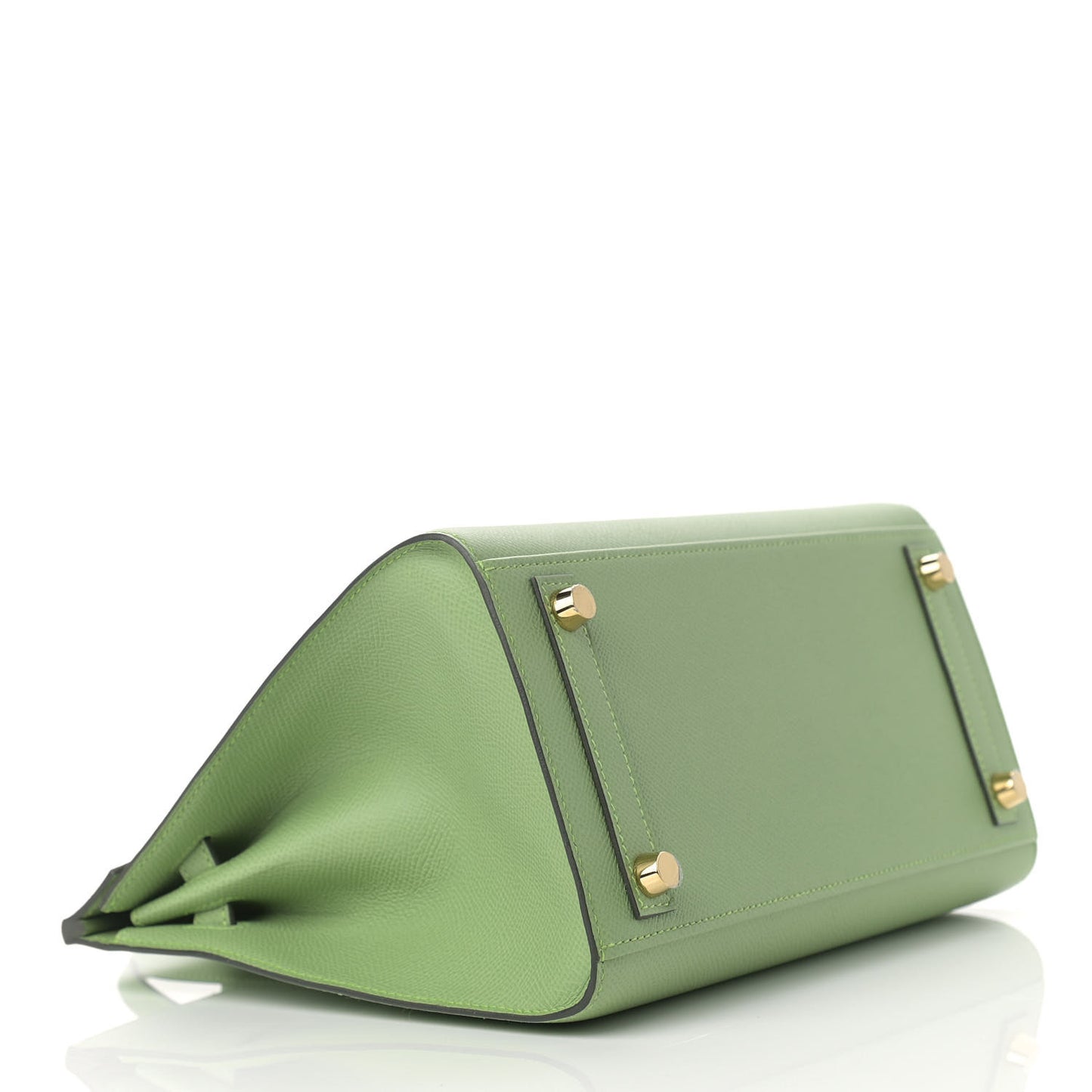 Epsom Birkin Sellier 25 Vert Criquet