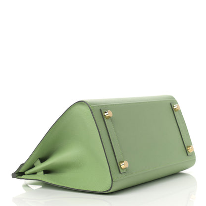 Hermes Epsom Birkin Sellier 25 Vert Criquet 4 of 11