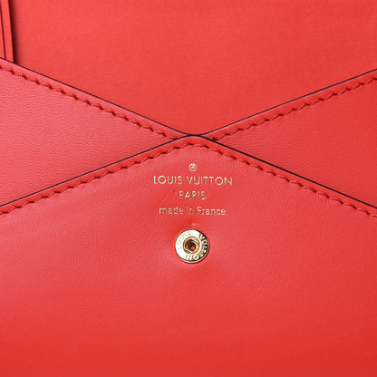 Louis Vuitton Veau Cachemire Chinese New Year Rat Envelope Pouch Red 7 of 10
