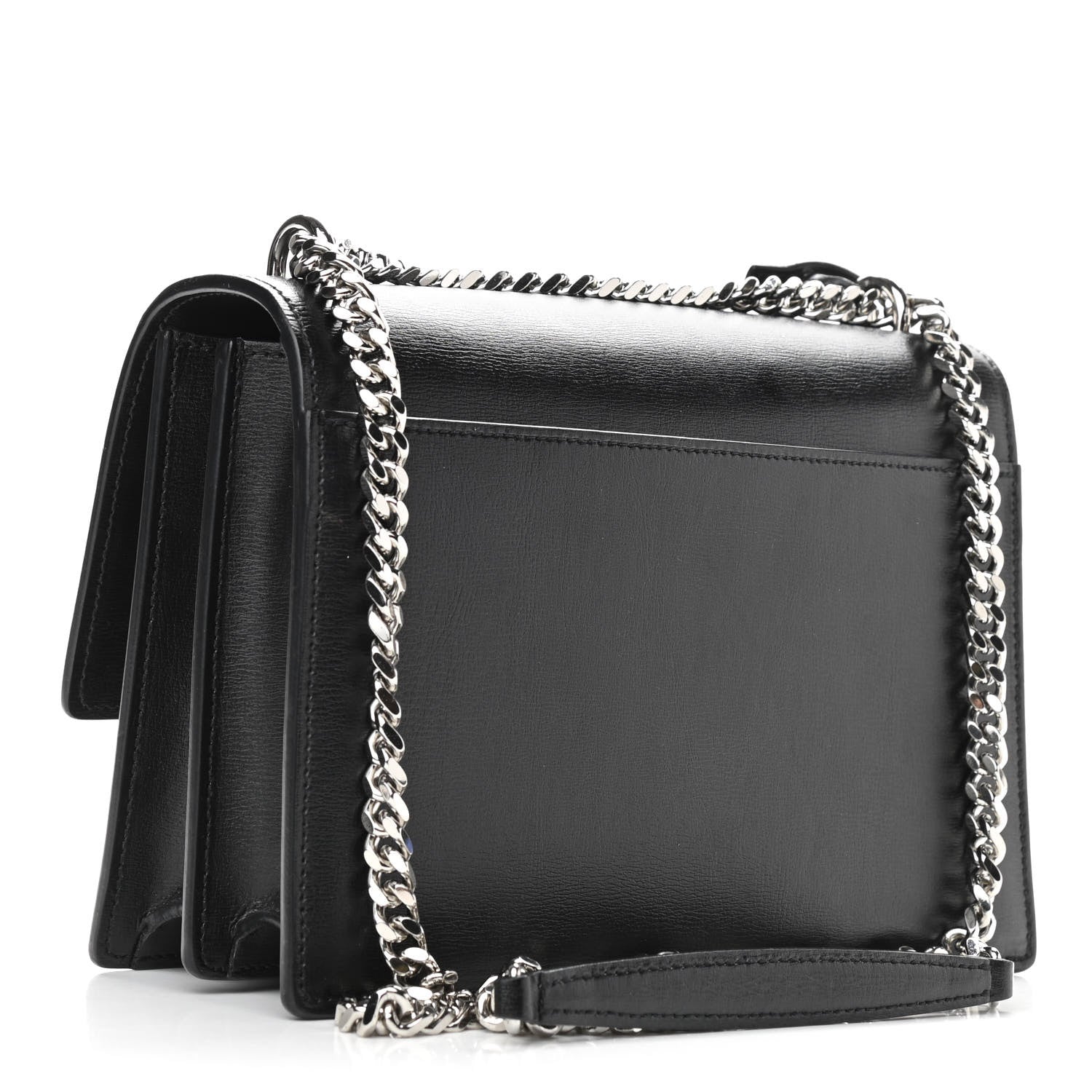 Saint Laurent Calfskin Medium Monogram Sunset Black 3 of 9