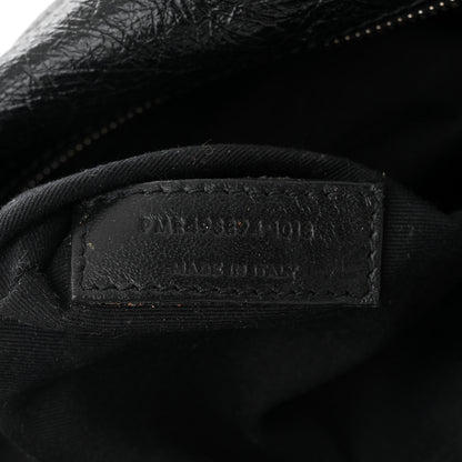 Saint Laurent Crinkled Calfskin Matelasse Monogram Medium Niki Chain Satchel Black 7 of 11