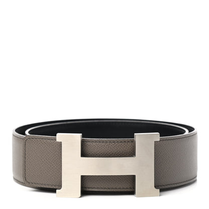 Hermes Epsom Chamonix 42mm Constance 2 H Belt 85 Etain Black 1 of 5
