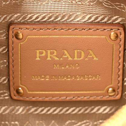 Prada Yarn Raffia Effect Crochet Mini Re-Edition 2000 Shoulder Bag Naturale 6 of 10