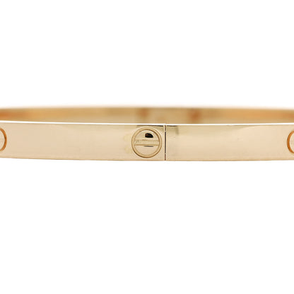 Cartier 18K Yellow Gold Small LOVE Bracelet 19 4 of 8