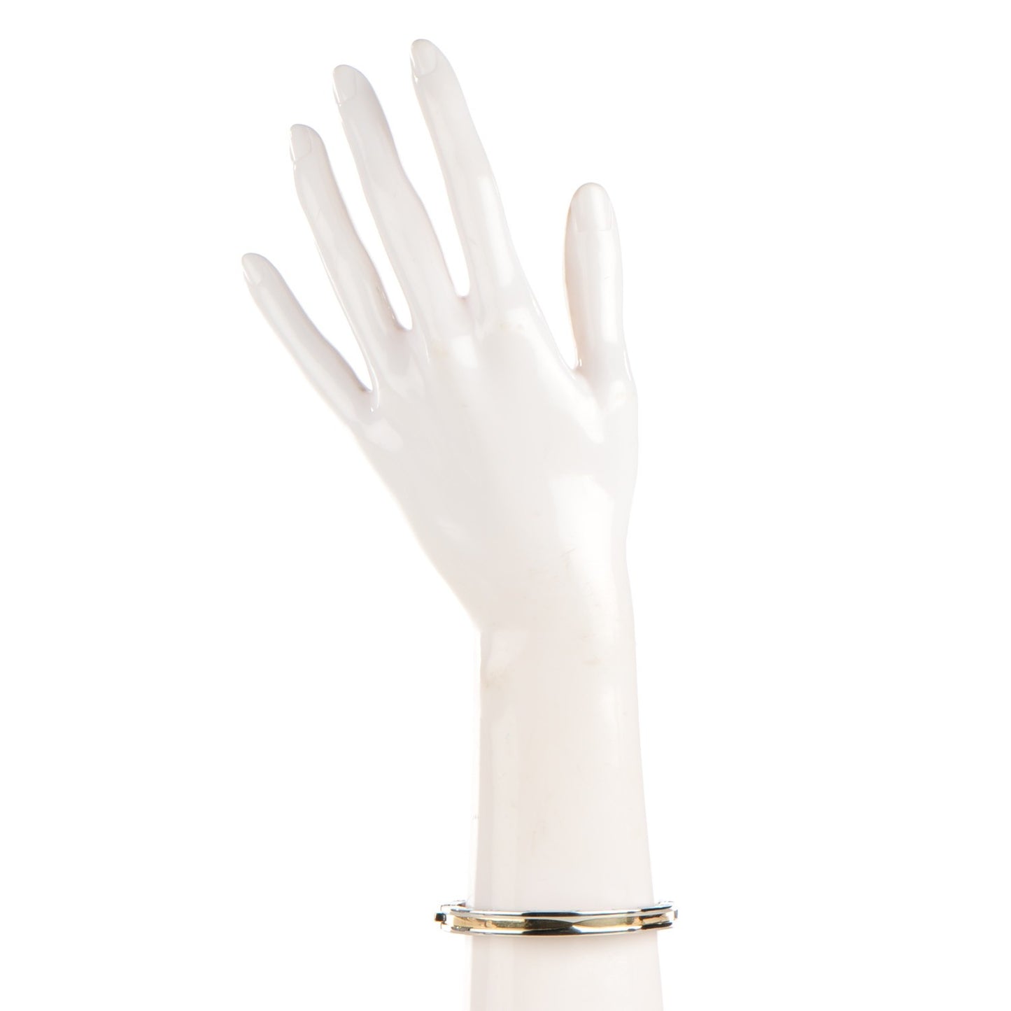 18K Yellow Gold Stainless Steel B.Zero1 Bangle Bracelet