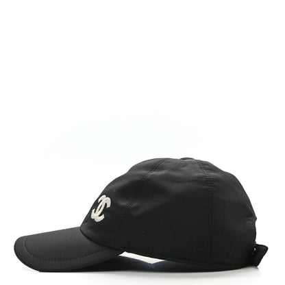 Chanel Cotton CC Cap Hat Black 4 of 8