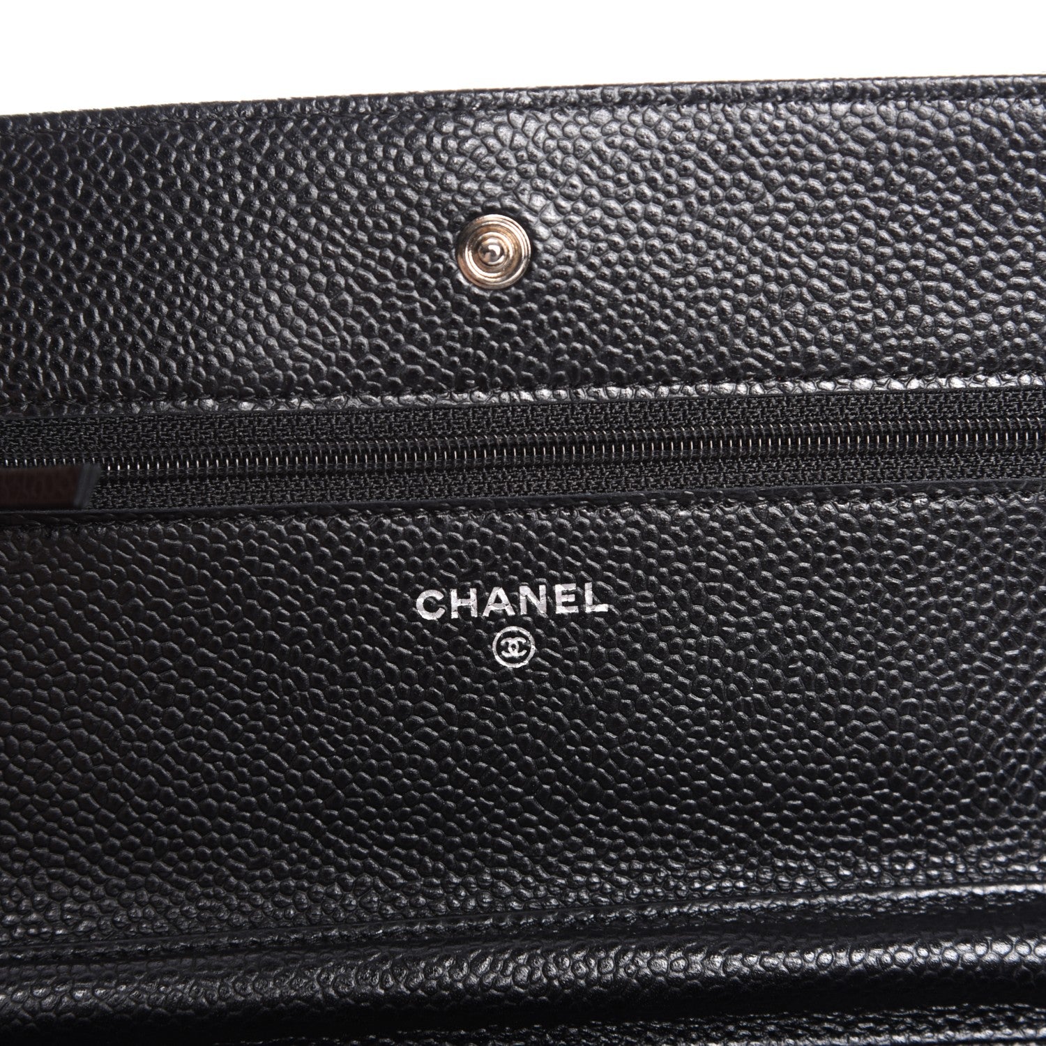 Chanel Caviar Quilted Wallet On Chain WOC Black 6 of 9
