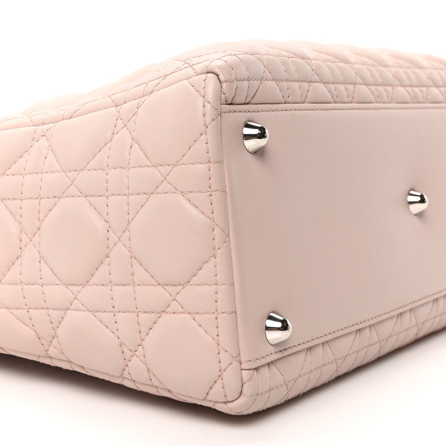 Lambskin Cannage Large Lady Dior Light Pink