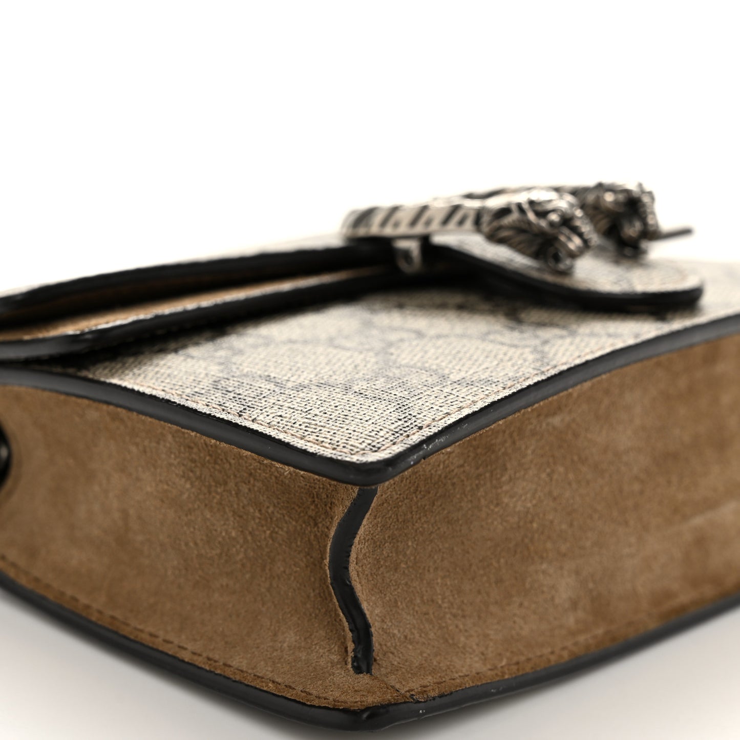 GG Supreme Monogram Super Mini Dionysus Shoulder Bag Taupe