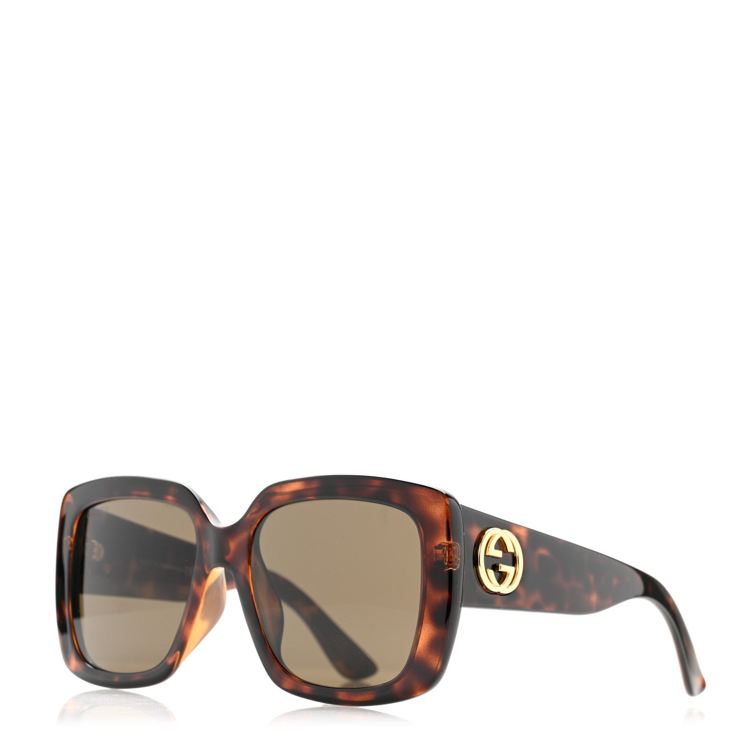 Gucci Acetate Optyl Square Sunglasses GG3837/F/S Dark Tortoiseshell 1 of 7