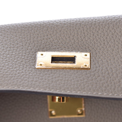 Hermes Togo Kelly Retourne 32 Gris Asphalte 8 of 47