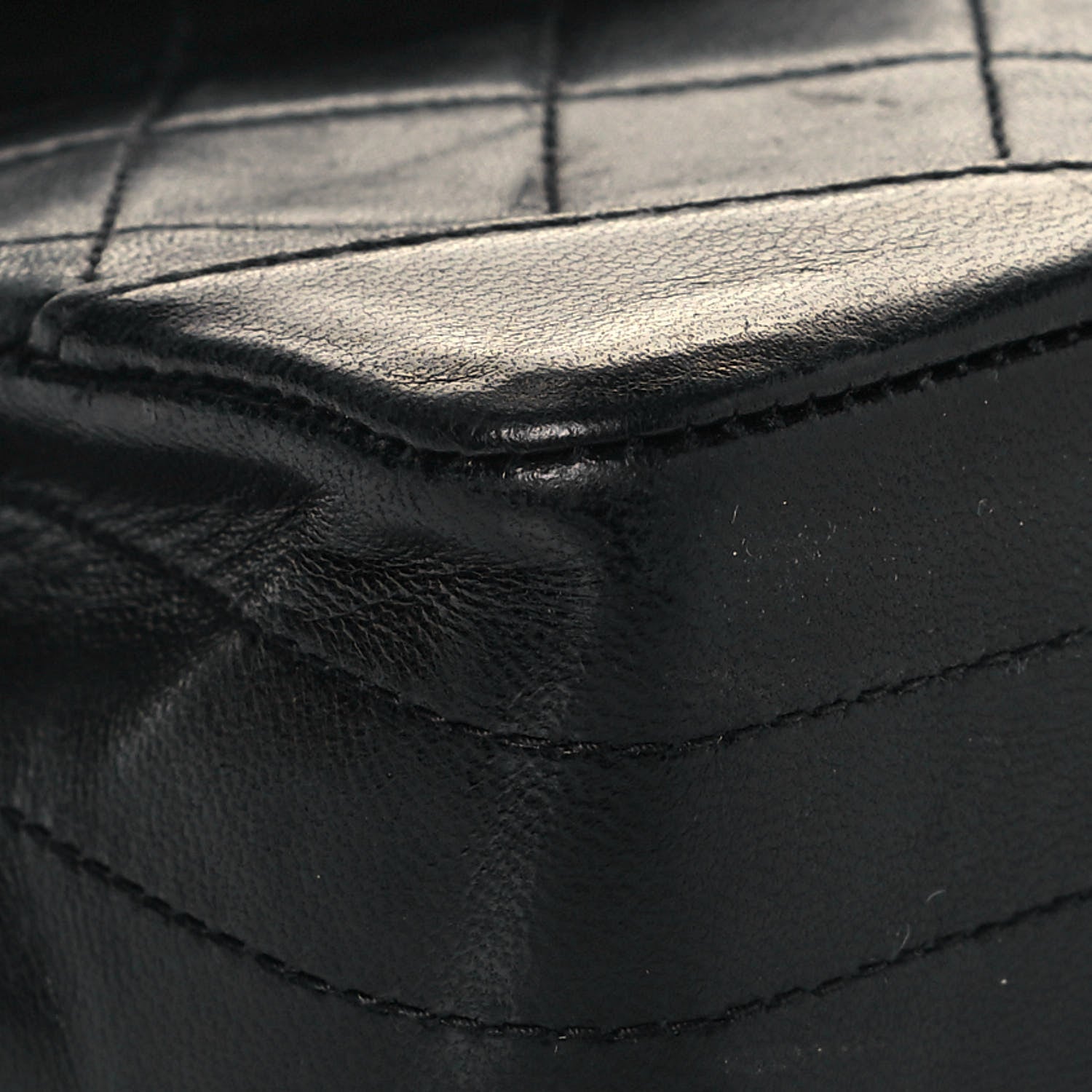Chanel Lambskin Quilted Medium Single Flap Black 9 of 17