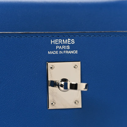 Hermes Swift Kelly Retourne 25 Bleu France 6 of 11