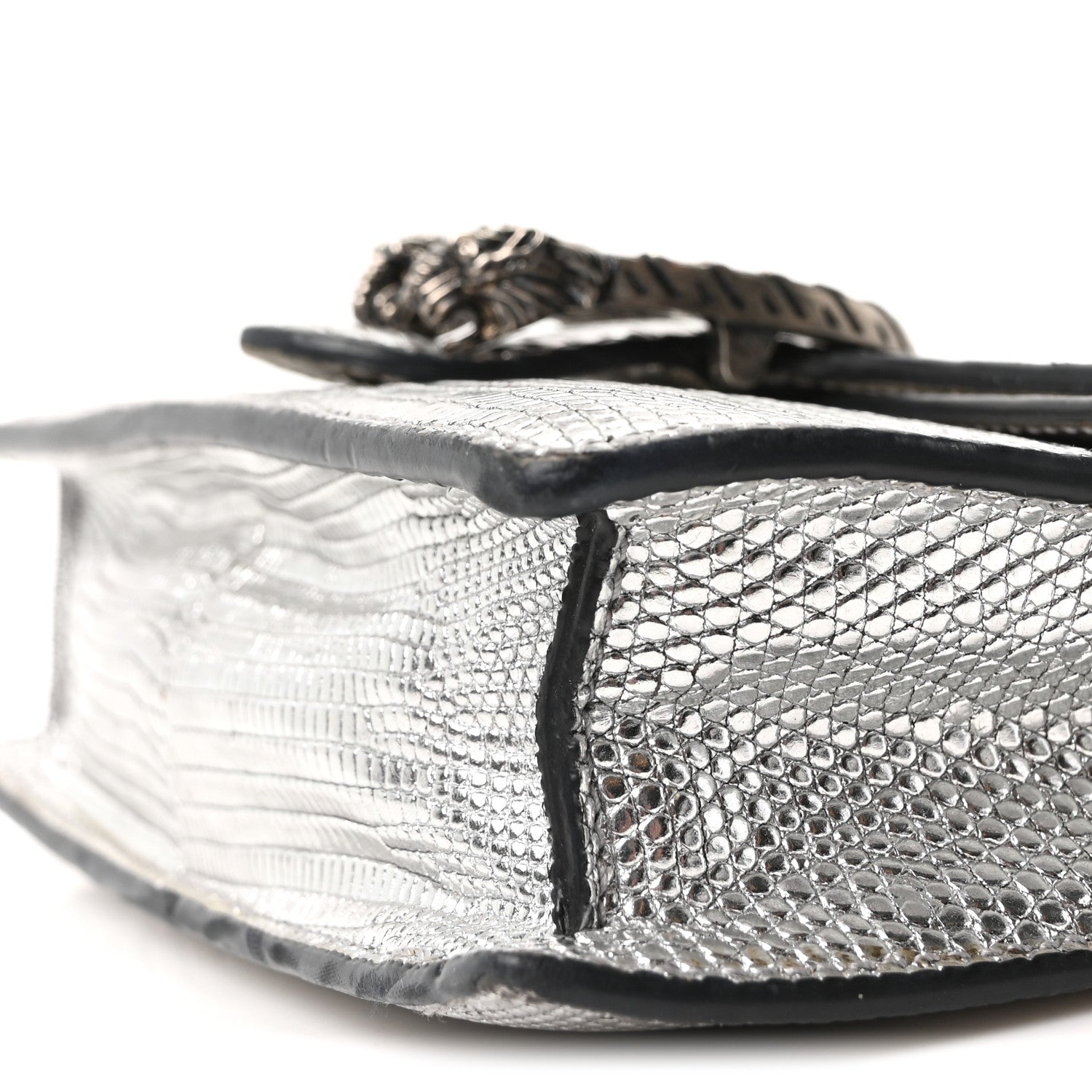 Gucci Lizard Super Mini Dionysus Bag  Silver 8 of 8